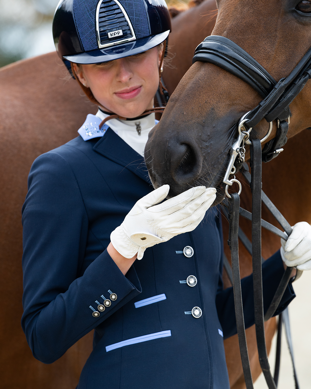 Competition Jacket - Navy Light Blue