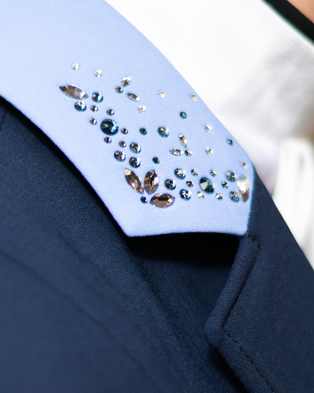 Competition jacket - Navy Light blue