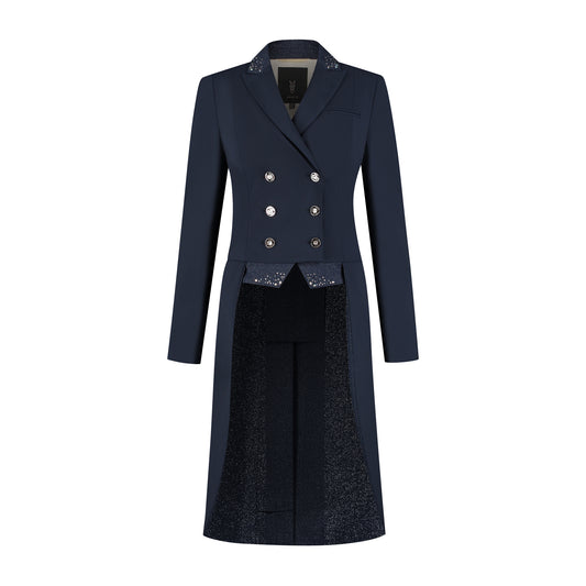 Custom Tailcoat - Navy Stardust - Swarovski Edition