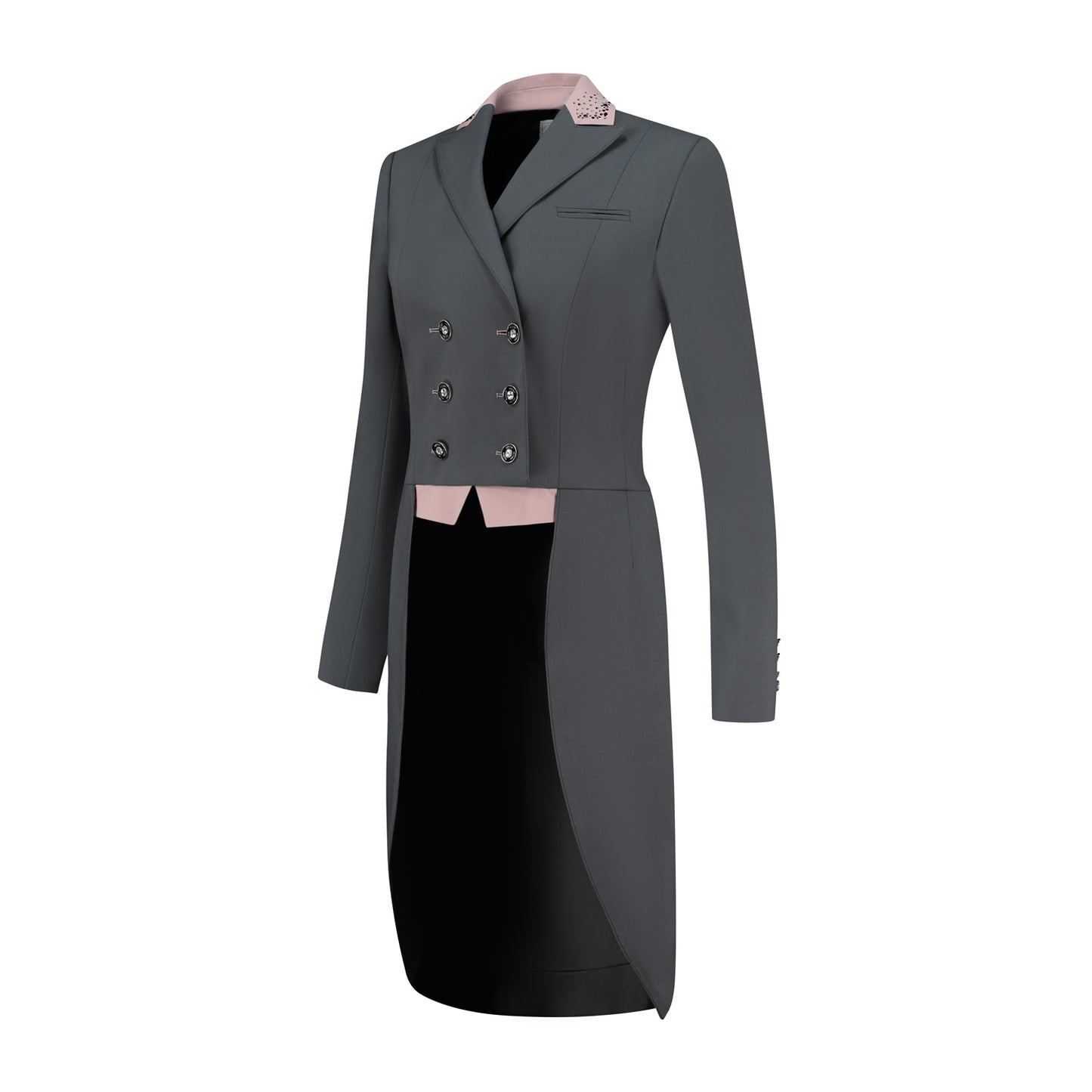 Tailcoat - Anthracite, Powder Pink