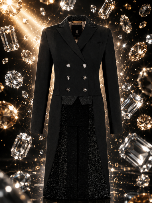 Custom Tailcoat - Black Stardust - Swarovski Edition