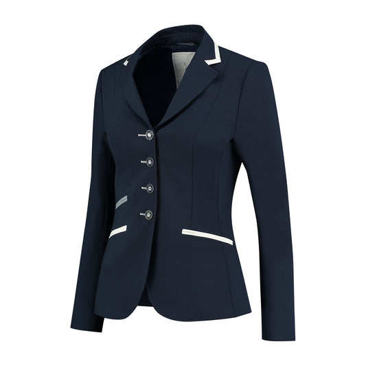 Navy competition jacket - white piping